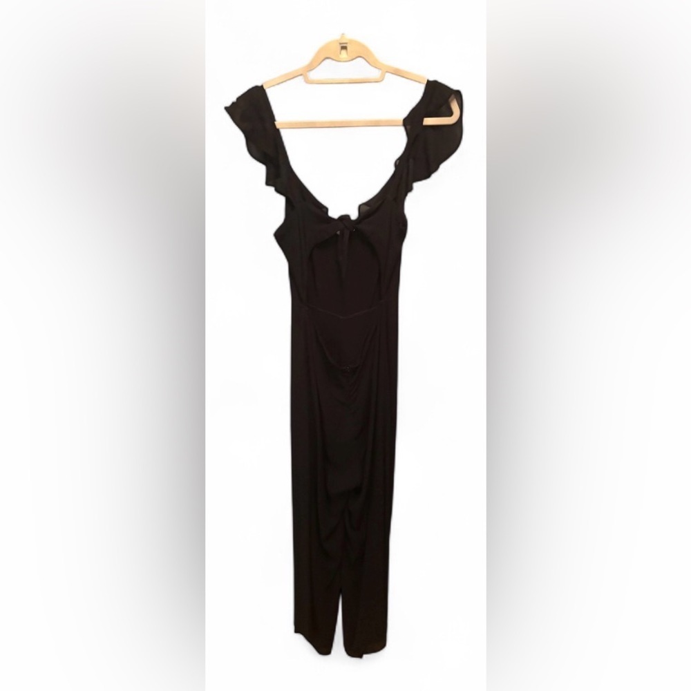 Reformation Black Miri Jumpsuit 6 - $248 - Picture 5 of 7